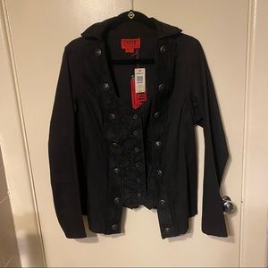 Tripp structured jacquard jacket, Torrid size 0